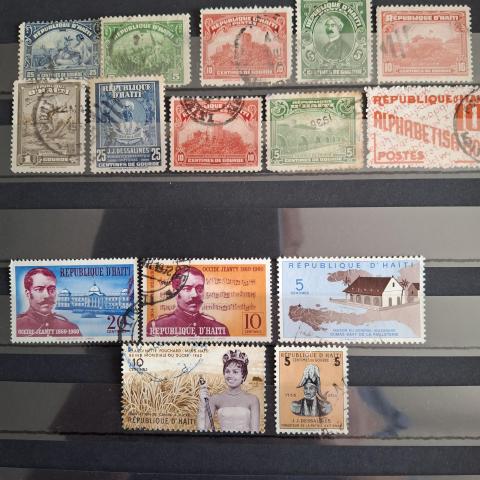 troc de  Echange lot de timbres d' Haïti contre flyers, sur mytroc
